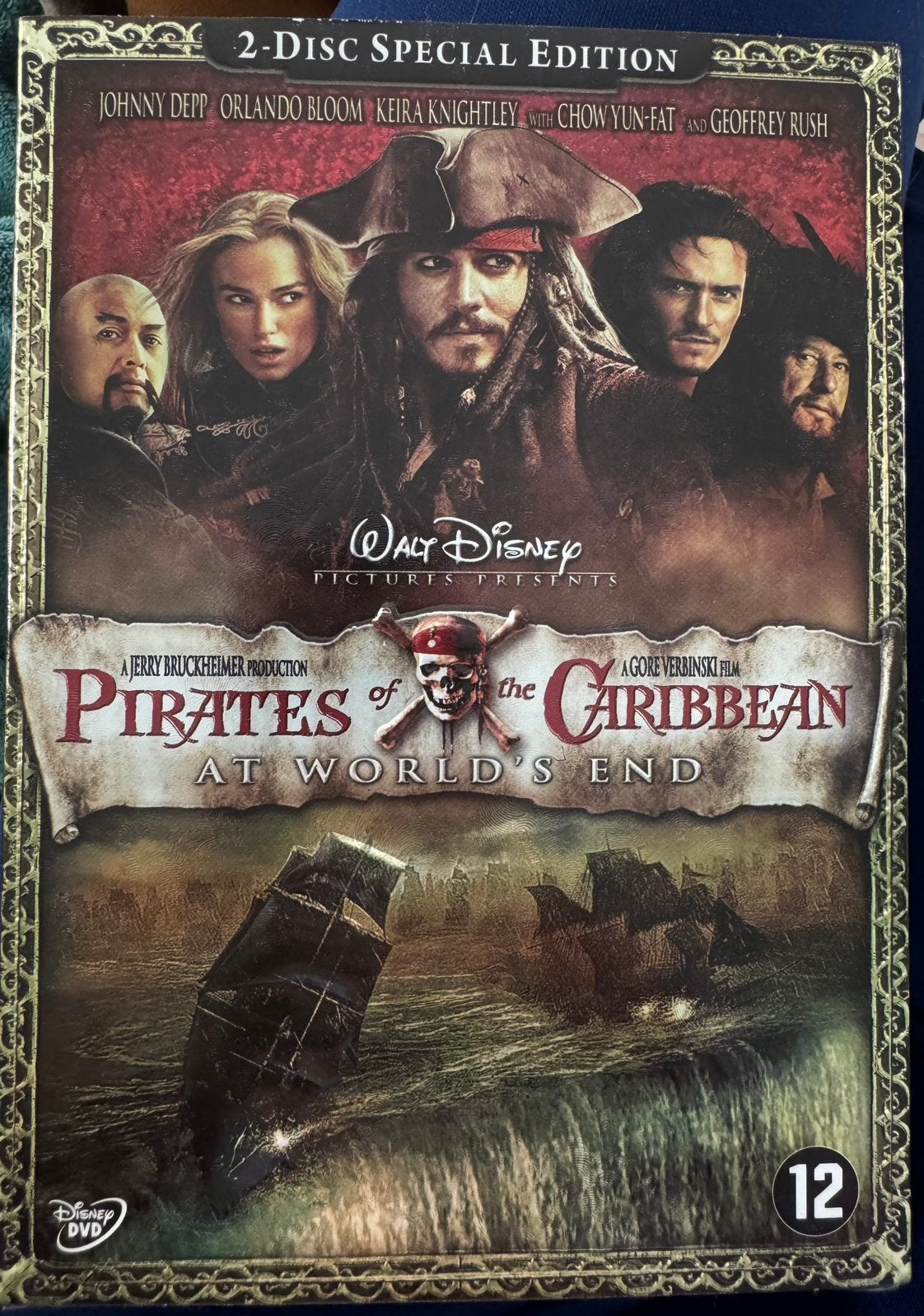 DVD Disney pirates of the carribean at worlds end, Vanaf 12 jaar, Ophalen of Verzenden, Zo goed als nieuw