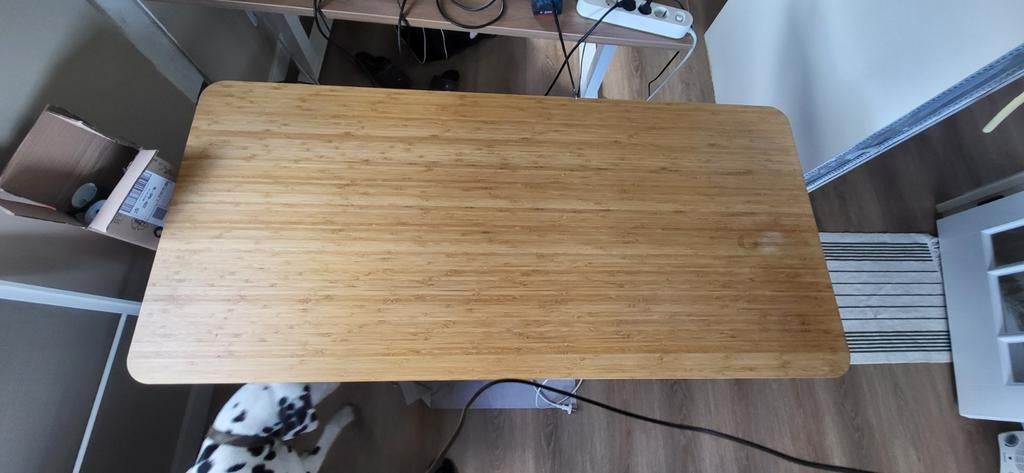 IKEA ANFALLARE / HILVER bureau/tafel - gebruikt, Ophalen, Gebruikt, 100 tot 150 cm, 50 tot 100 cm