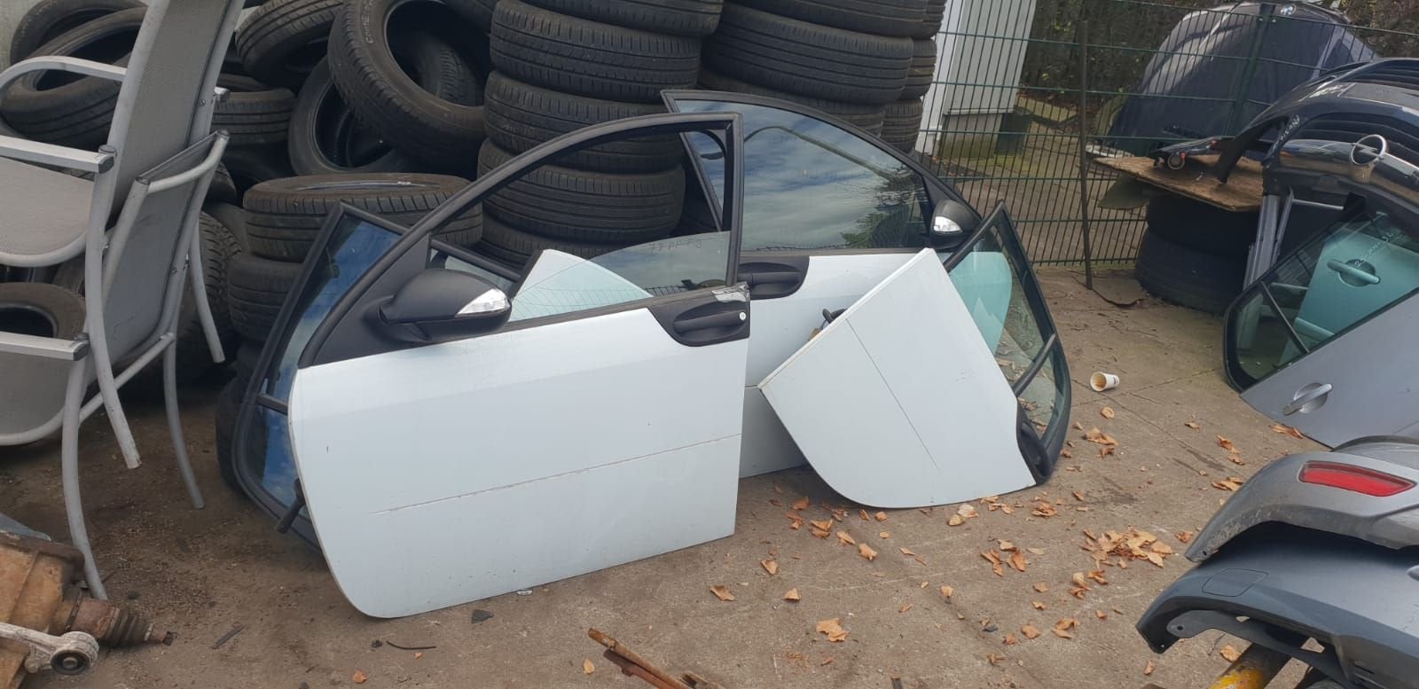 SMART FORFOUR PORTIEREN LV+LA  BJ 2005, Auto-onderdelen, Gebruikt, -, Deur, -