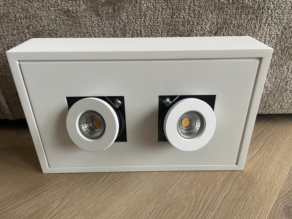 Design spots whiteline verstelbare spots!, Ophalen of Verzenden, Zo goed als nieuw, Metaal of Aluminium
