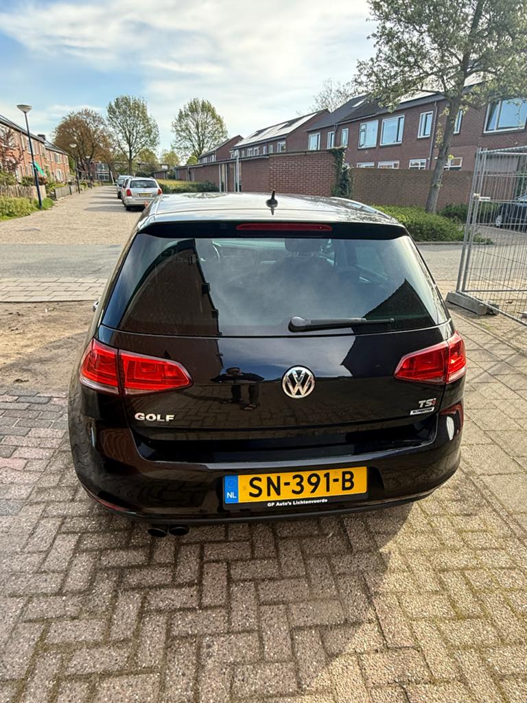 Volkswagen Golf 1.4 TSI 92KW 5D DSG 2015 Zwart, Auto's, Voorwielaandrijving, 125 pk, 1147 kg, 4 cilinders