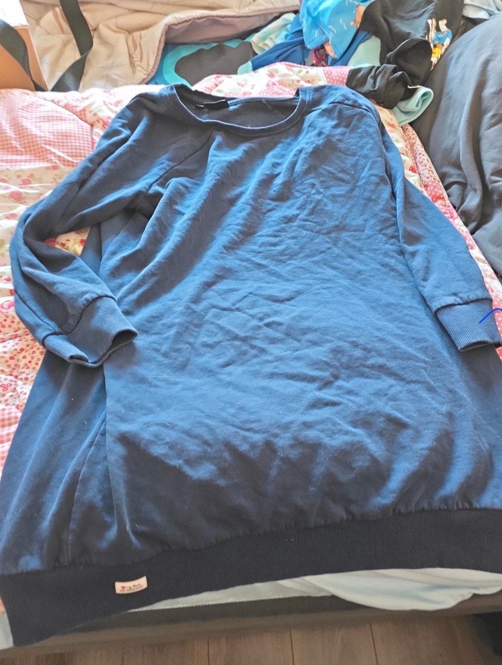 Leuke donkerblauwe trui van Bonprix, maat 40, Kleding | Dames, Maat 38/40 (M), Bonprix, Blauw, Ophalen of Verzenden