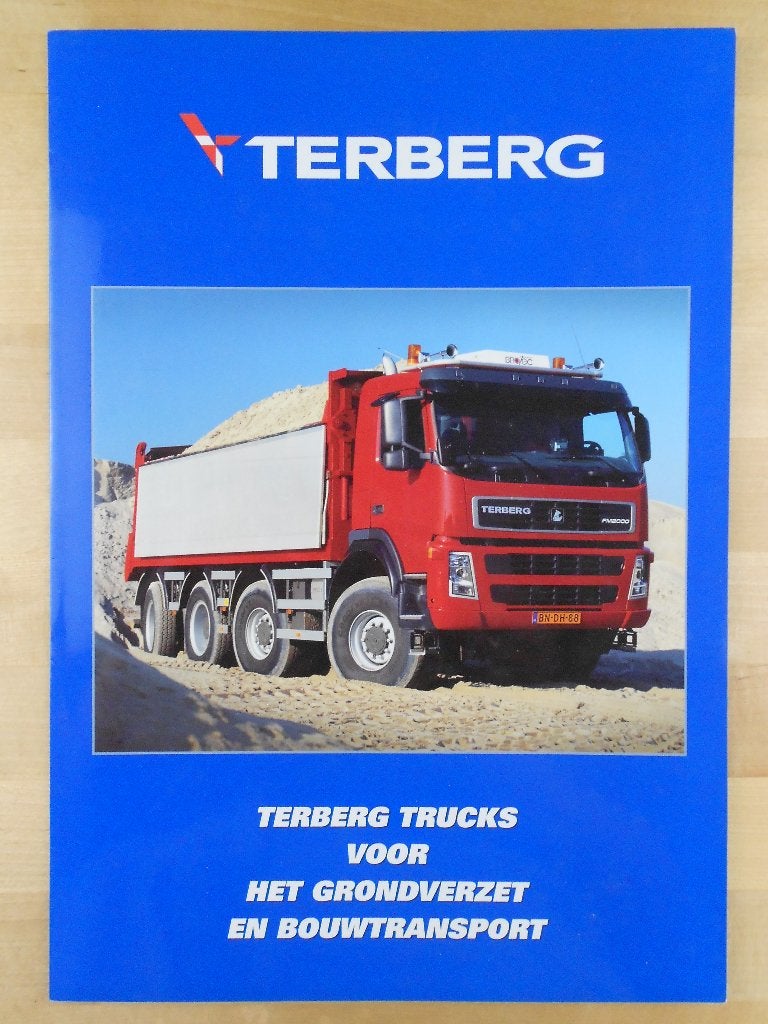 Terberg FM1350 t/m FM3000 Brochure ca 2002, Ophalen of Verzenden, Zo goed als nieuw, Overige merken, Terberg