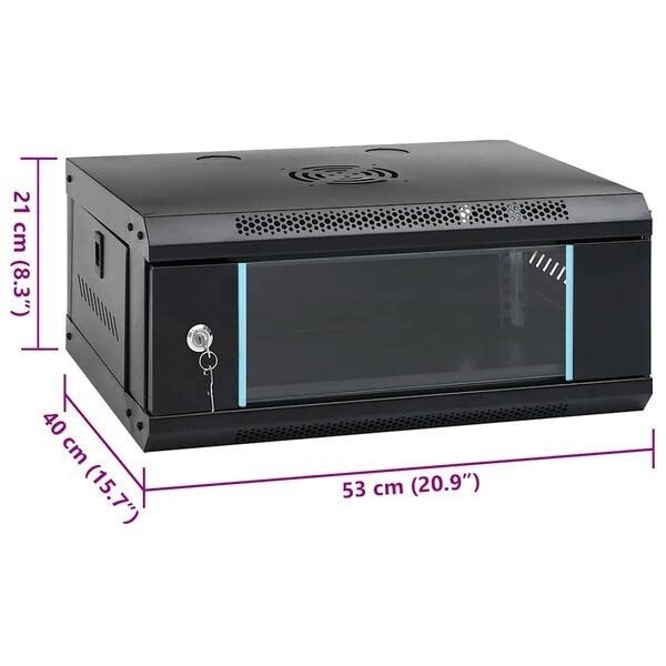 NIEUW | Netwerkkast wandgemonteerd 4U 19" IP20! GRTS BEZORGD, Computers en Software, Verzenden, Nieuw