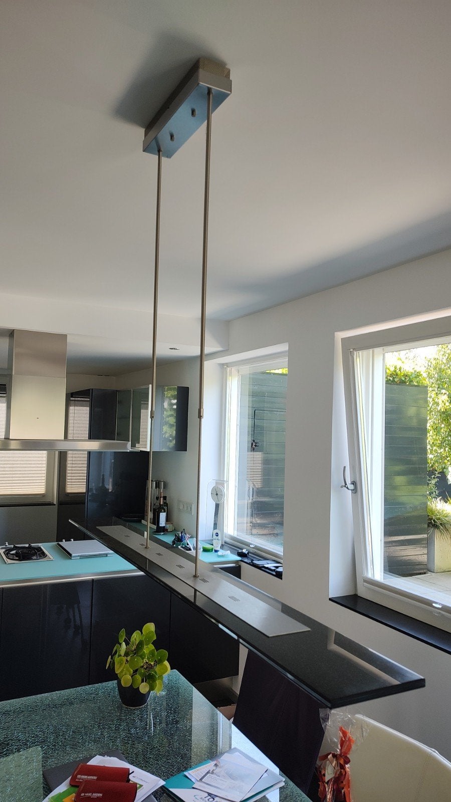 Steinhauer LED dimbare hanglamp - Modern design, Ophalen, Gebruikt, Overige fittingen, Glas