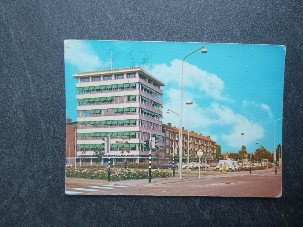 Rijswijk, Schilderscentrum/auto 1970, Verzenden, 1960 tot 1980, Gelopen, Zuid-Holland