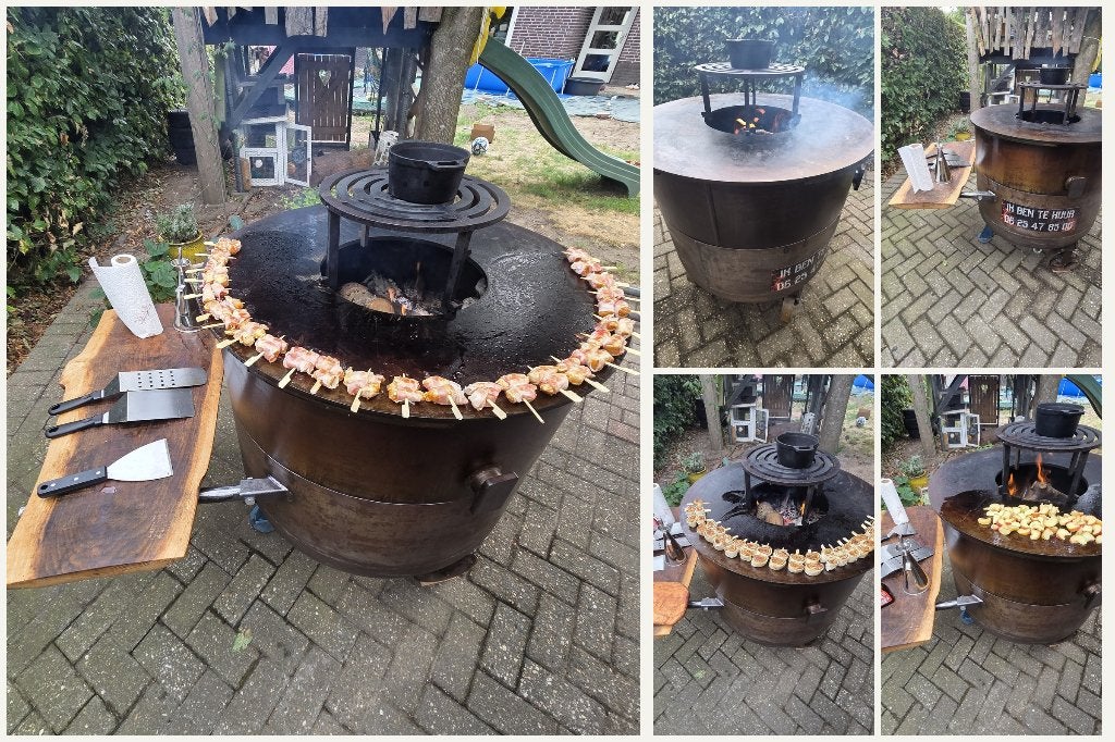 Plancha BBQ te huur, Tuin en Terras, Ophalen, BBQ, Met accessoires