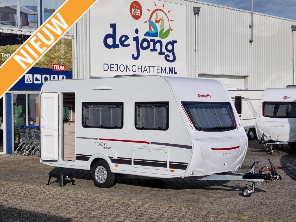 Dethleffs C'Joy 420 QSH Active, Schokbreker, Bedrijf, Treinzit, Tot en met 3