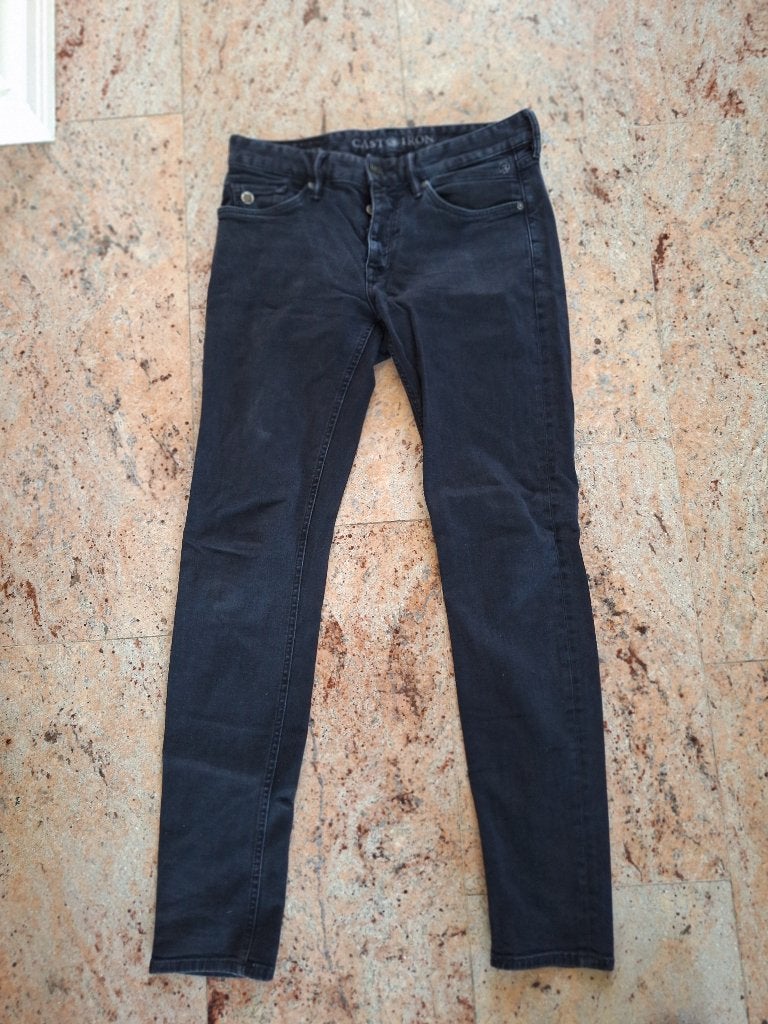 Cast Iron Riser zwart grijze jeans W 31 L 32 vaste prijs, Verzenden, Zwart, W32 (confectie 46) of kleiner, Cast Iron