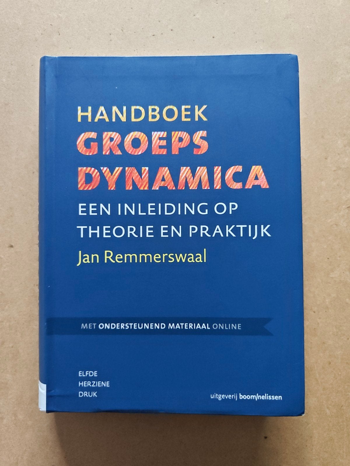 Handboek Groepsdynamica - Jan Remmerswaal, Boeken, Studieboeken en Cursussen, Jan Remmerswaal, Zo goed als nieuw, Gamma, HBO