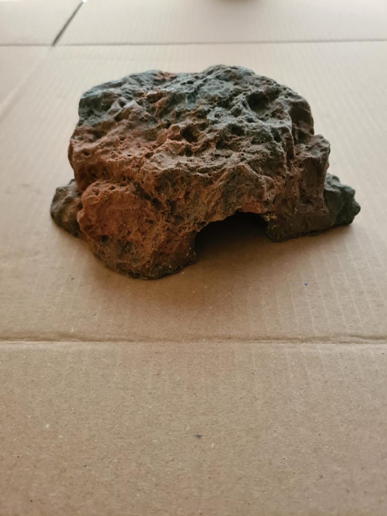 Mooie kunststof schuilgrot terrarium/aquarium 23×18×9cm, Ophalen of Verzenden, Zo goed als nieuw, Leeg aquarium