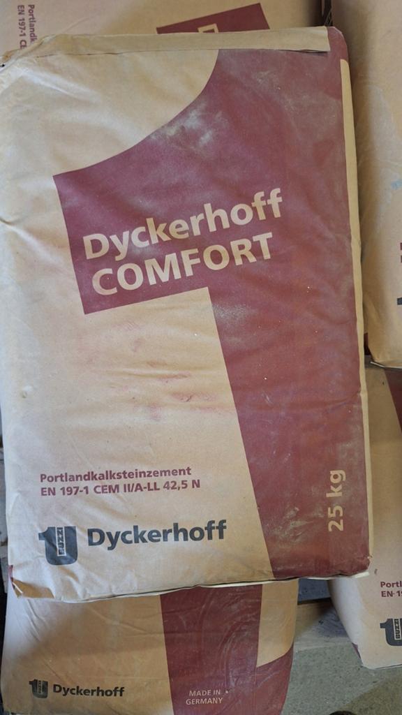 Dyckerhoff Comfort Portlandkalksteen Cement 25 kg, Ophalen, Nieuw