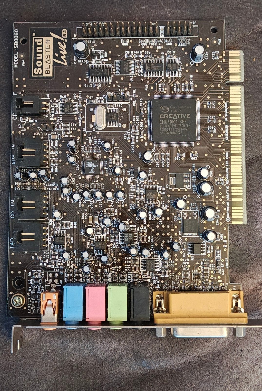 Creative Sound Blaster Live! 5.1 PCI Geluidskaart vintage, Ophalen of Verzenden
