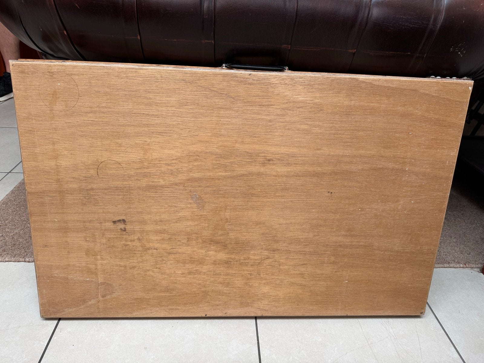Behangtafel 180x55 cm blad, Ophalen, Gebruikt
