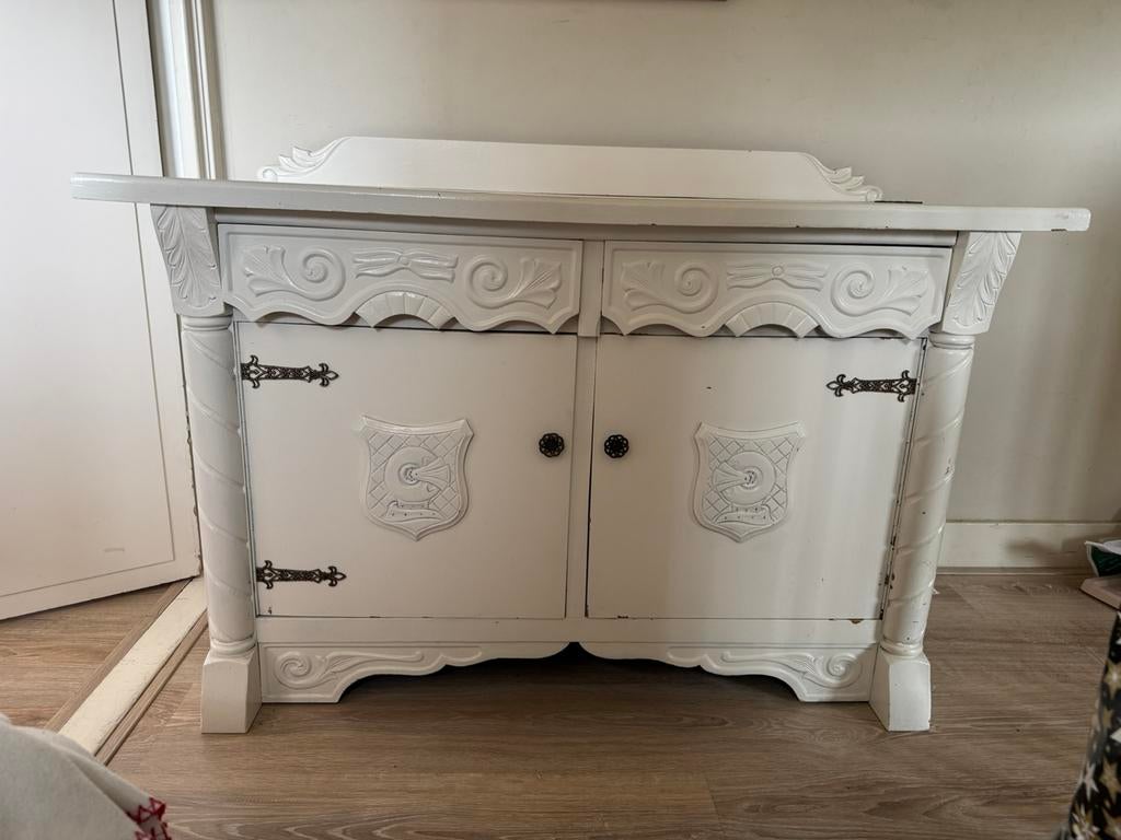 Retro dressoir jaren 50, Huis en Inrichting, Kasten | Dressoirs, Gebruikt, 25 tot 50 cm, Ophalen