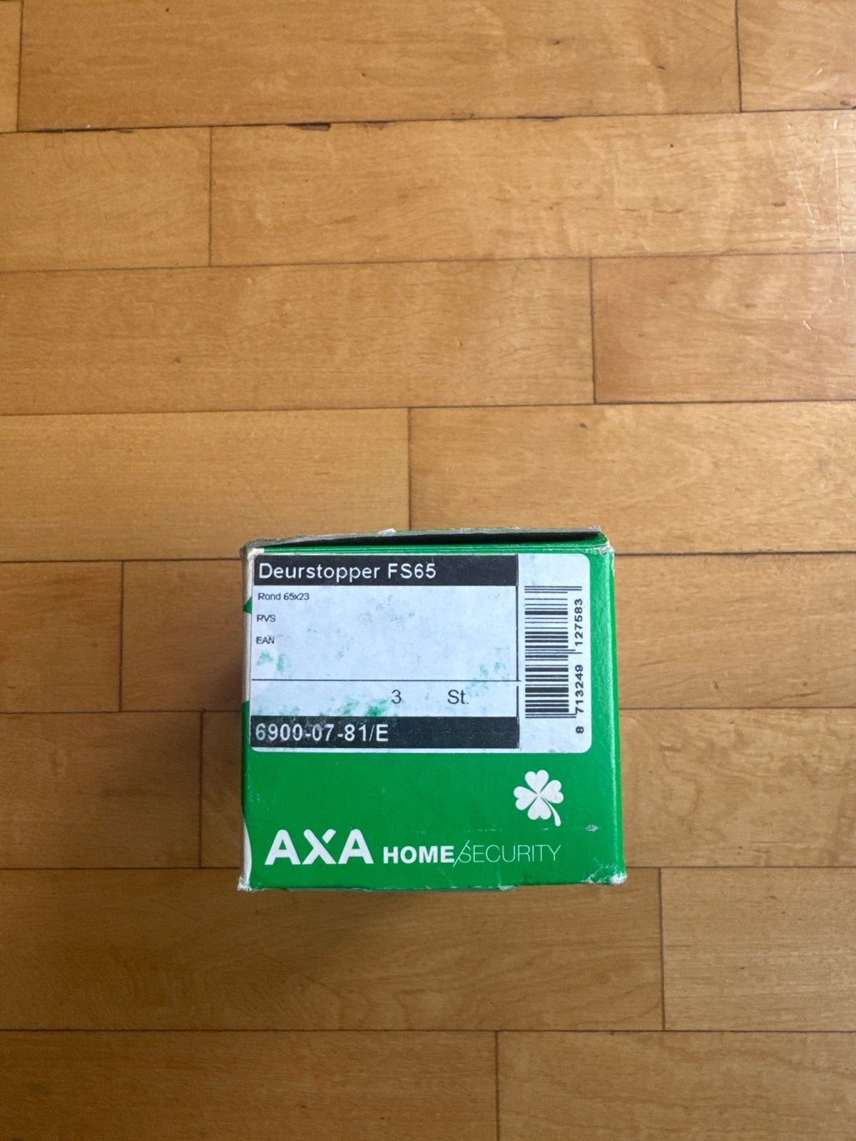 AXA Deurstopper FS65 - 4 dozen (3 stuks per doos), Huis en Inrichting, Binnen, Nieuw, Ophalen of Verzenden, Zilver