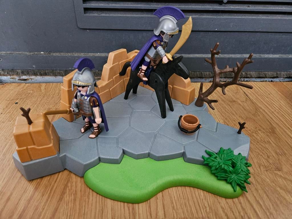 Playmobil Romeinen Set met gladiatoren en Paard, Kinderen en Baby's, Speelgoed | Playmobil, Ophalen of Verzenden, Gebruikt, Complete set