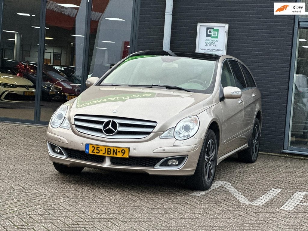 Mercedes-Benz R-klasse 350 4-Matic/6-PERS/LEDER/NAVI/AUTOMAA, Auto's, Mercedes-Benz, Automaat, Automatische klimaatregeling, 138 €/maand