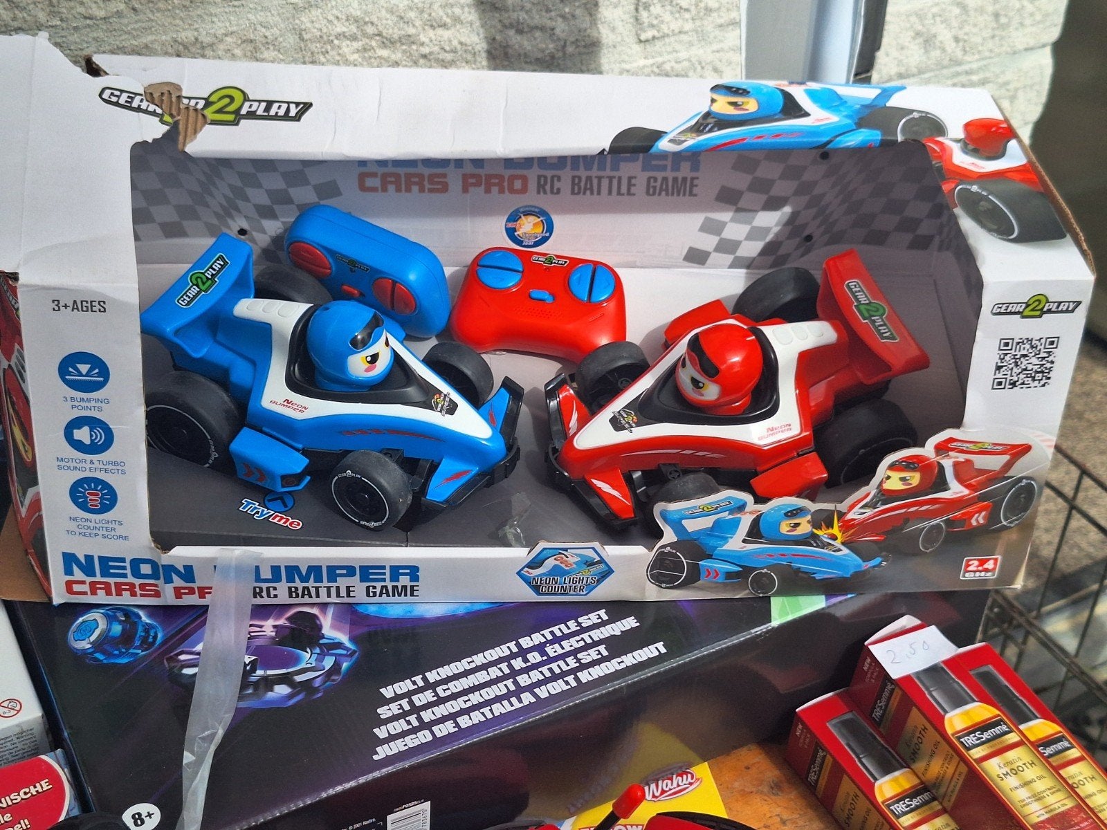 Gear2Play RC Neon Bumper Cars Pro Duoset - RC Formule 1 Batt, Overige generaties, Ophalen of Verzenden
