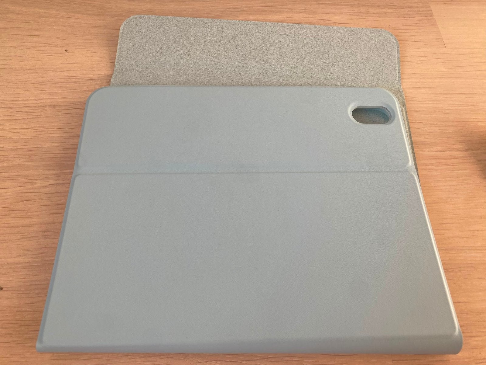 Licht blauw apple ipad hoesje. Ipad air de nieuwste model., Computers en Software, Tablet-hoezen, 10 inch, Verzenden, Bescherming voor- en achterkant