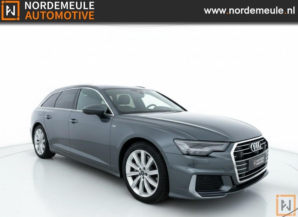 Audi A6 50 TDI Quattro Sport S-Line, Leder, ACC, Trekhaak, Auto's, Audi, Gebruikt, Euro 6, Diesel, 6 cilinders