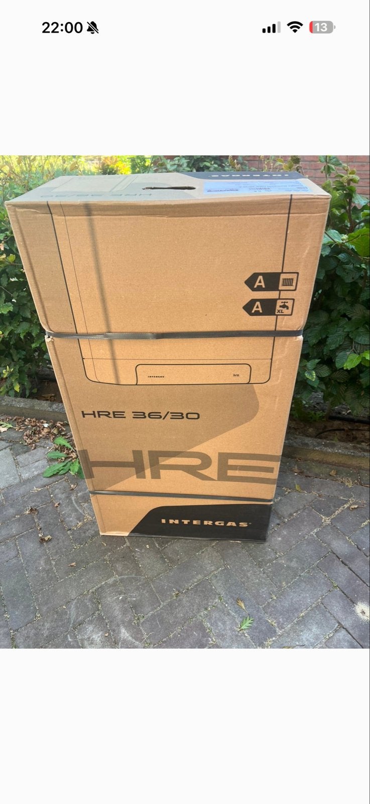 Intergas HRE 36/30 CV-ketel - Nieuw in doos, Hoog rendement (Hr), Cv-ketel of Combi-ketel, Nieuw, Ophalen of Verzenden