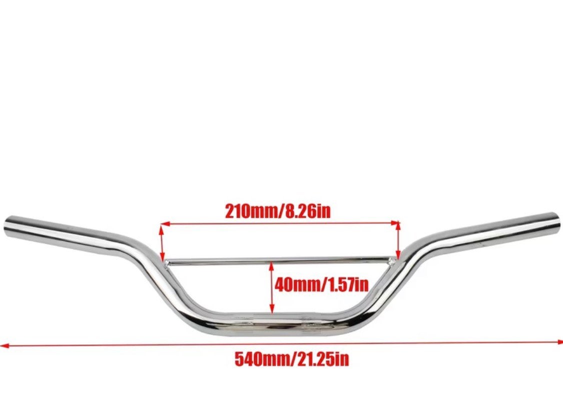 Gloednieuw 22mm Cross Stuur / Fatbike Stuur – Zilver, Ophalen of Verzenden, Nieuw, Frame