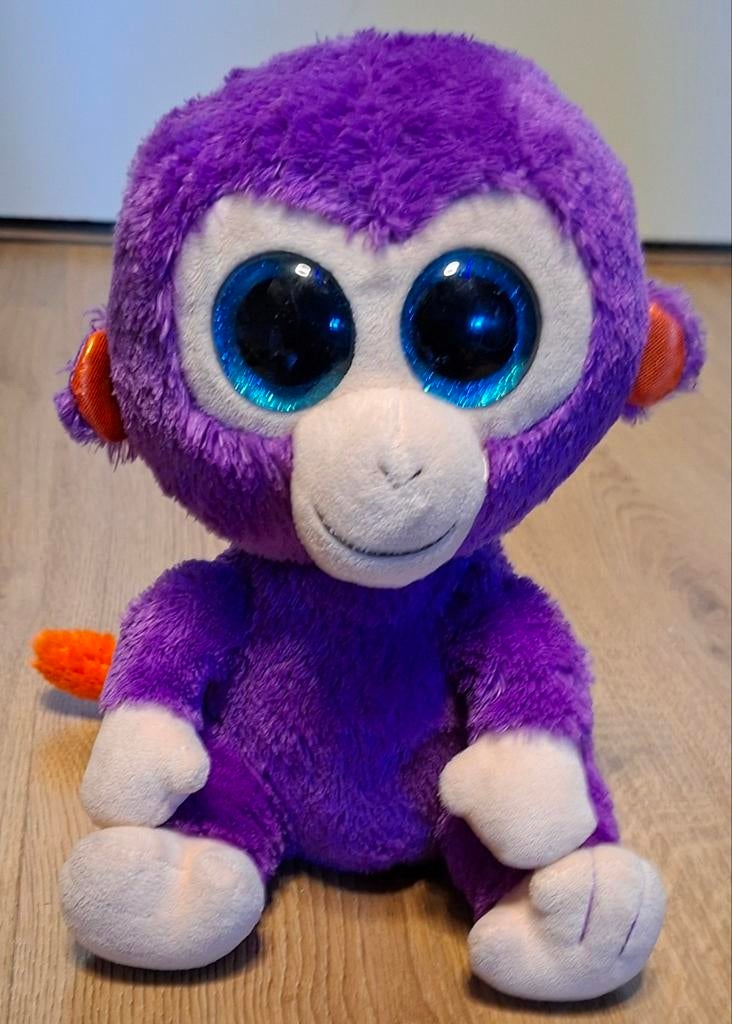 Ty beanie boo aap Grapes 24 cm, Ophalen of Verzenden, Zo goed als nieuw, Overige typen
