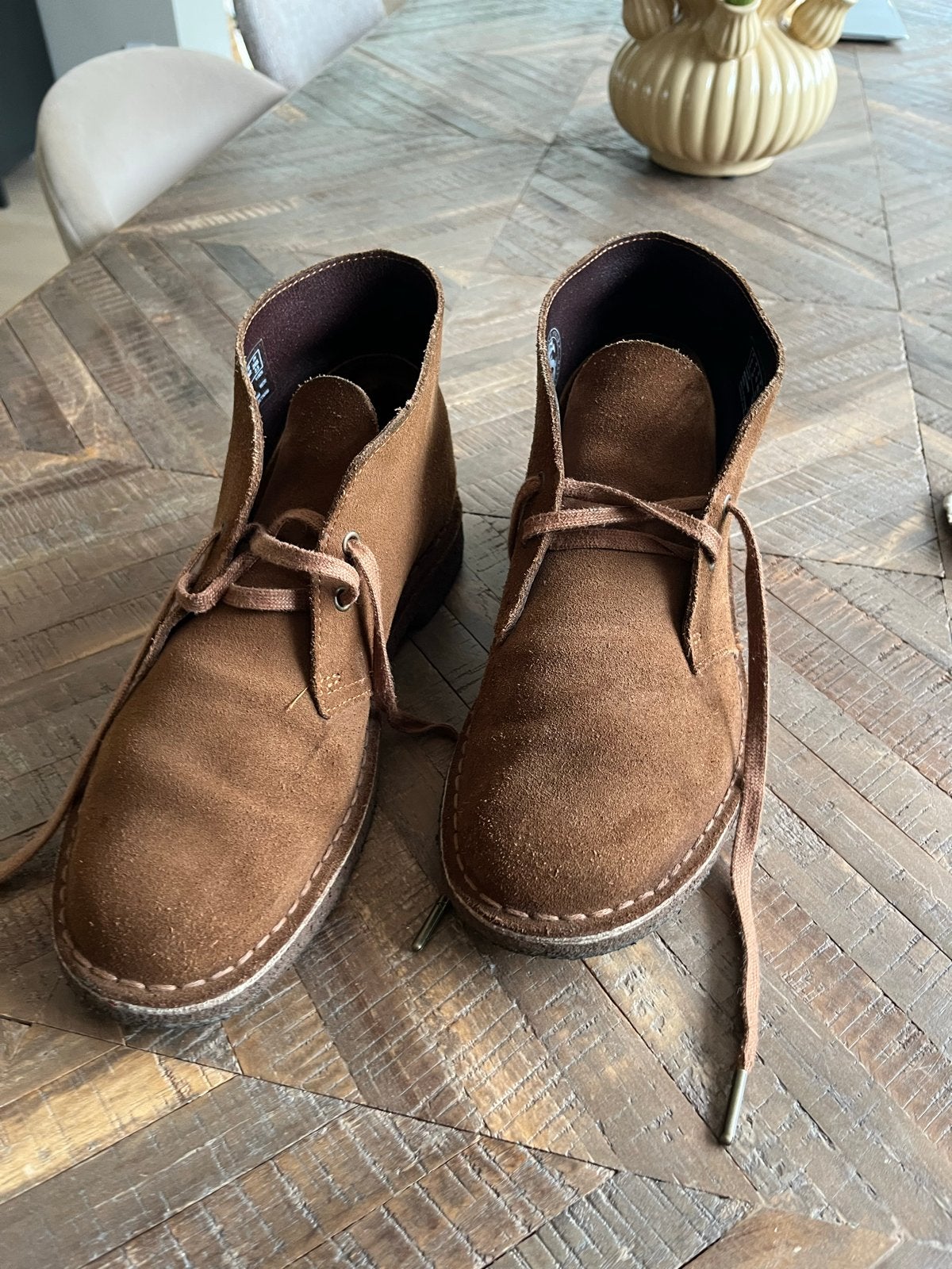 Clarks Originals Desert Boots - Bruin suède - maat 42, Bruin, Verzenden, Boots, Gedragen