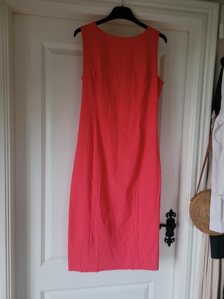 Knalroze zomer jurk ladress la dress Gloria mt m, Maat 38/40 (M), Verzenden, Zo goed als nieuw, Knielengte