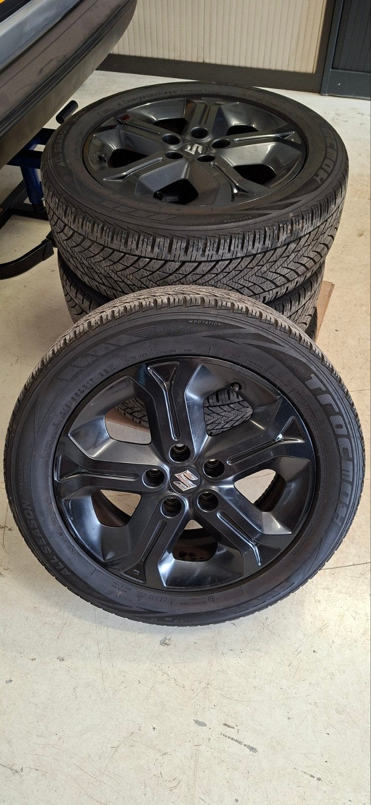 Suzuki Vitara 17 inch origineel 5x114,3 All season banden, Auto-onderdelen, Ophalen, 17 inch, All Season, Personenwagen