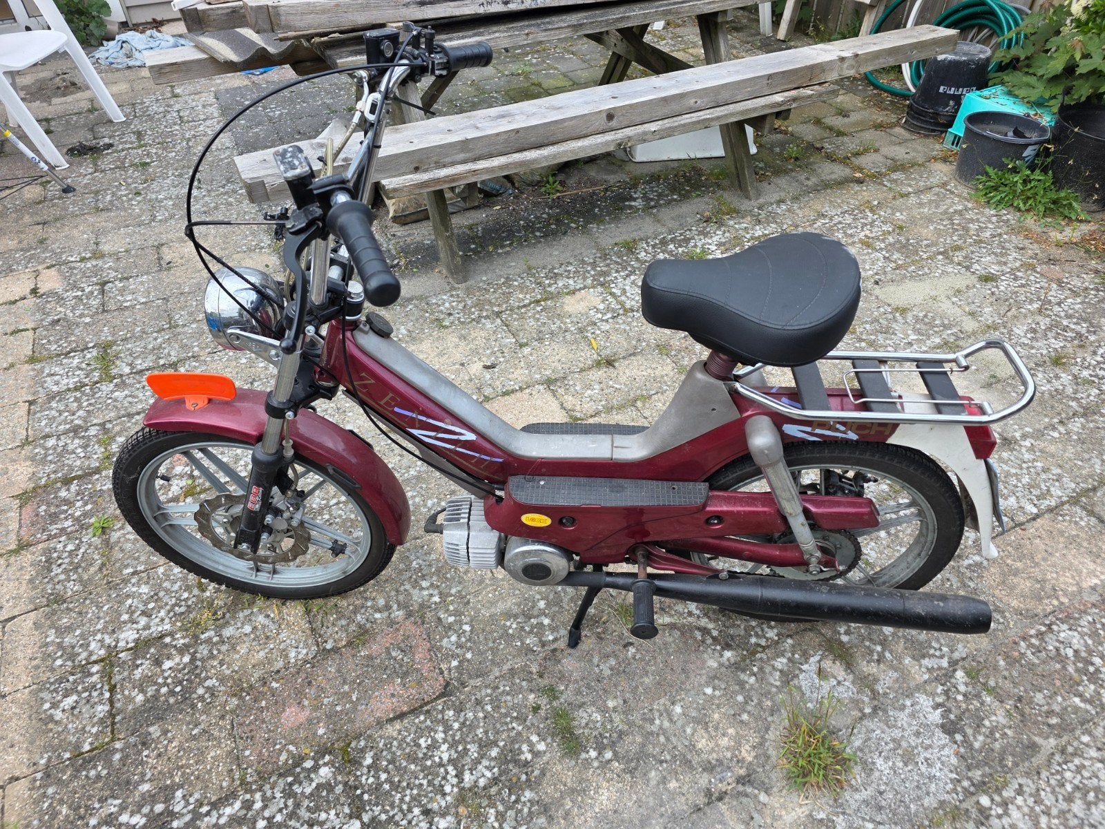 Puch Maxi 2005 met Snor Kenteken + Nieuwe Onderdelen, Ophalen, Gebruikt, 70 cc, 1 versnellingen