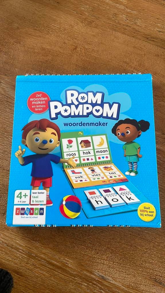 Rompompom woordenmaker, Kinderen en Baby's, Speelgoed | Educatief en Creatief, Ophalen of Verzenden, Zo goed als nieuw