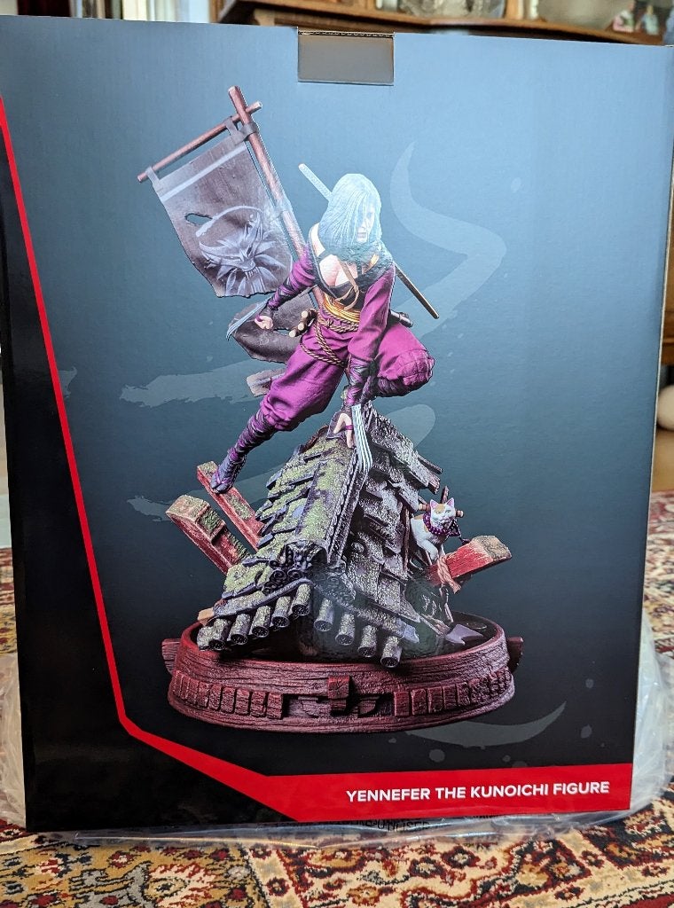 Witcher - yennefer the kunoichi statue (limited edition 1100, Ophalen, Overige figuren, Nieuw, Beeldje of Figuurtje