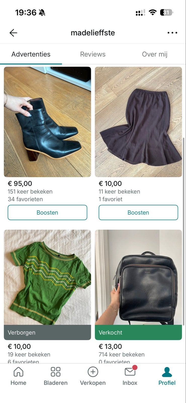 Gezocht: Hulp bij verkopen op Vinted (tegen commissie), Overige niveaus, Starter, Overige vormen