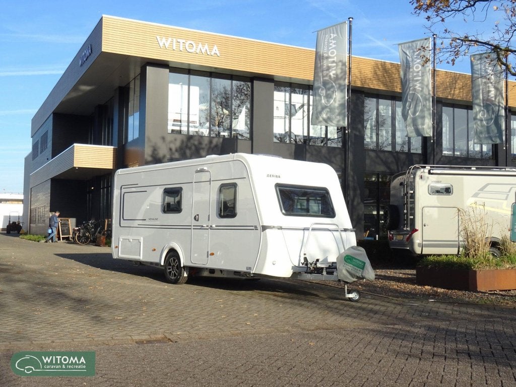 Eriba Novaline 485 super compleet uitgevoerd, Caravans en Kamperen, Rondzit, Bedrijf, Schokbreker, Overige typen