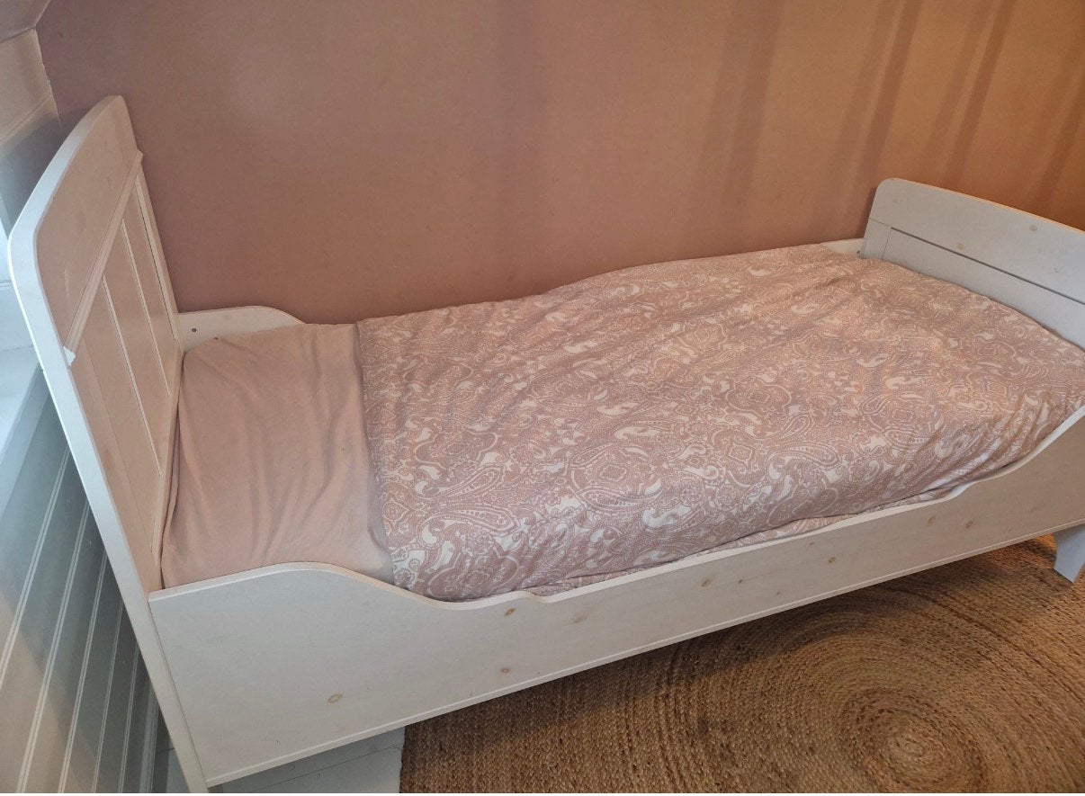 1 persoons bed, Ophalen, Zo goed als nieuw, 180 cm of meer, 85 tot 100 cm