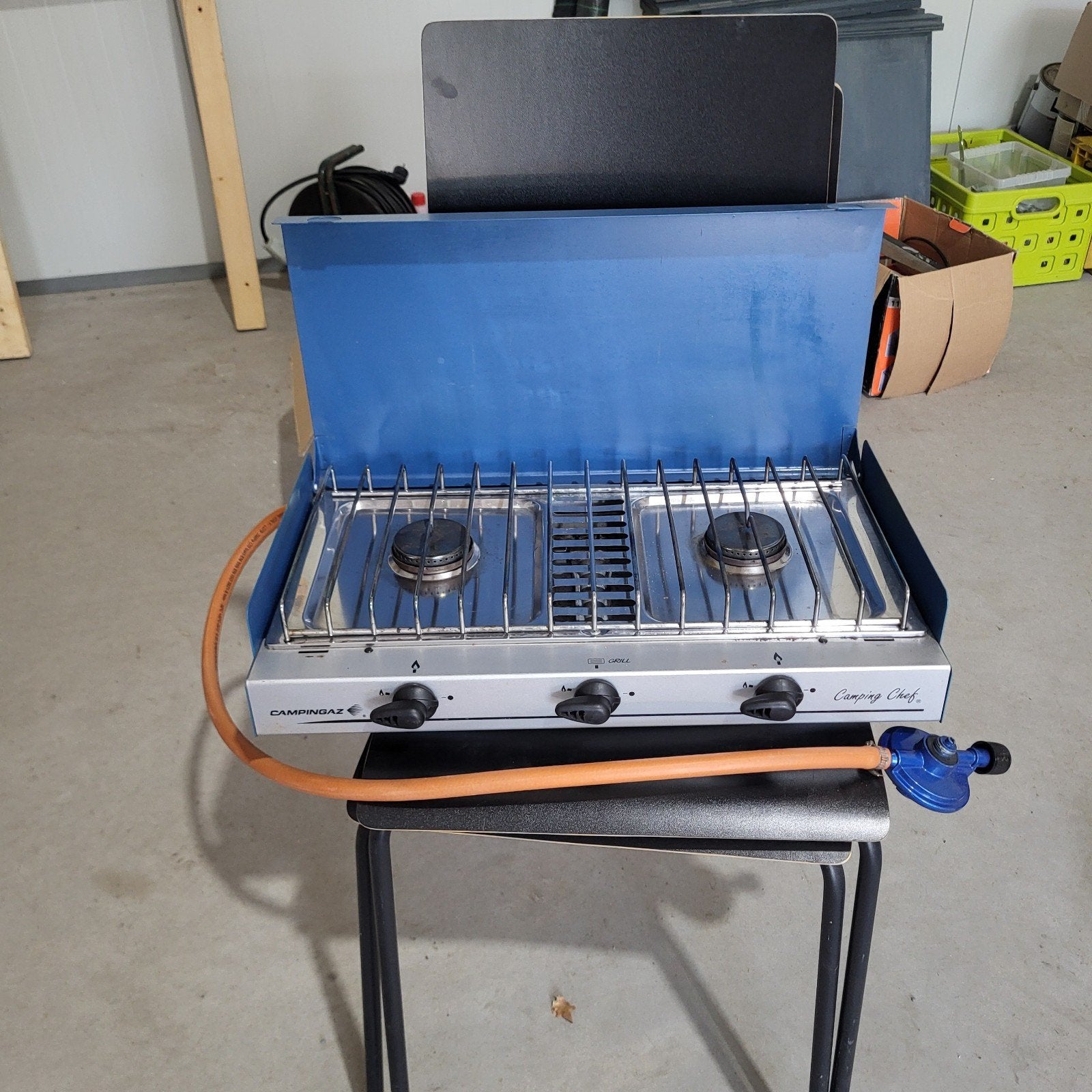 Campingaz Camping Chef gasfornuis, Ophalen, Gebruikt