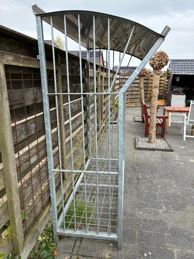 Haardhoutberging verzinkt, Ophalen of Verzenden, Nieuw, 250 mm of meer, Overige typen