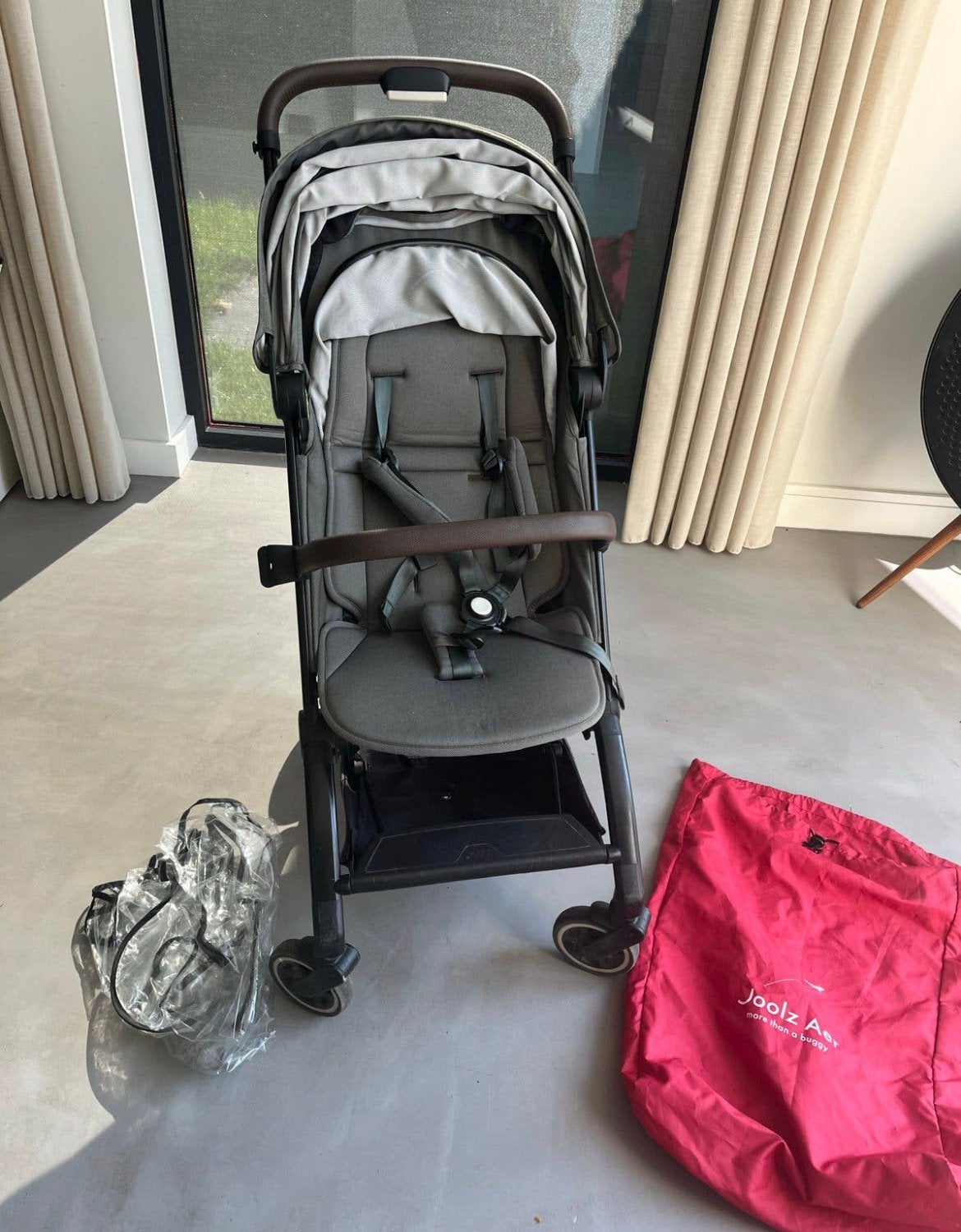 Joolz Aer Buggy, Ophalen, Zo goed als nieuw, Regenhoes