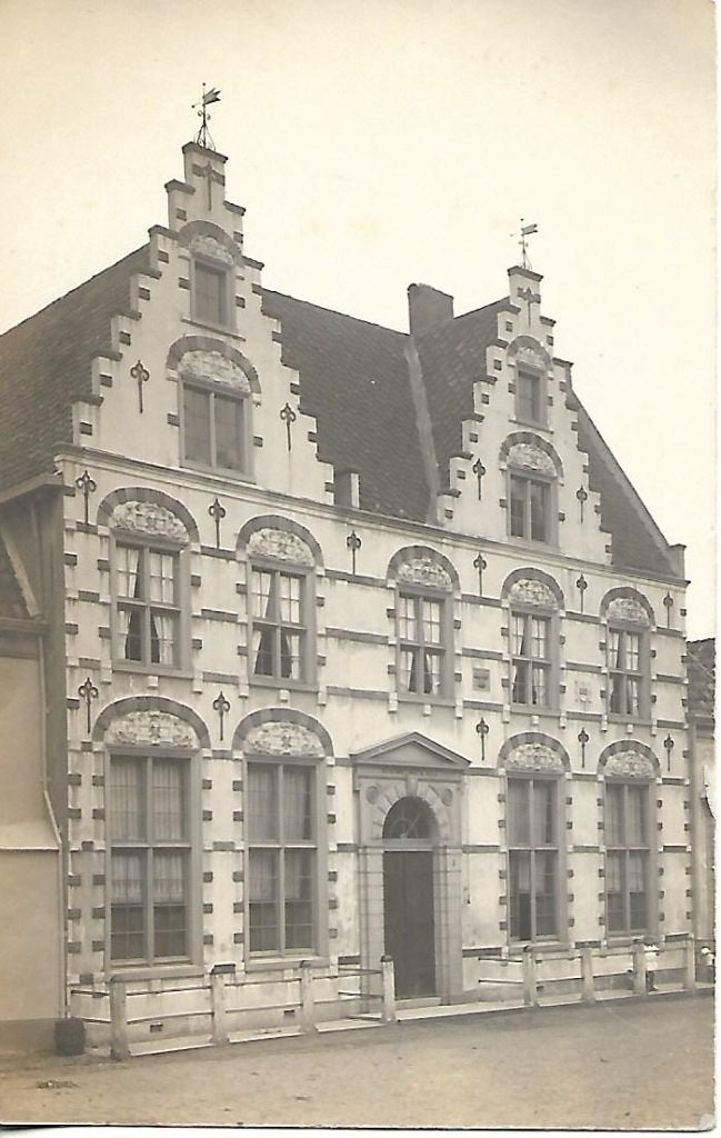Hoorn- -Oude gevel., Verzenden, 1920 tot 1940, Ongelopen, Noord-Holland
