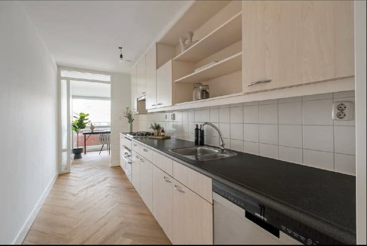 Complete keuken + oven & gaskookplaat – free - Amsterdam, Ophalen, Gebruikt, Overige kleuren, Enkelwandige keuken