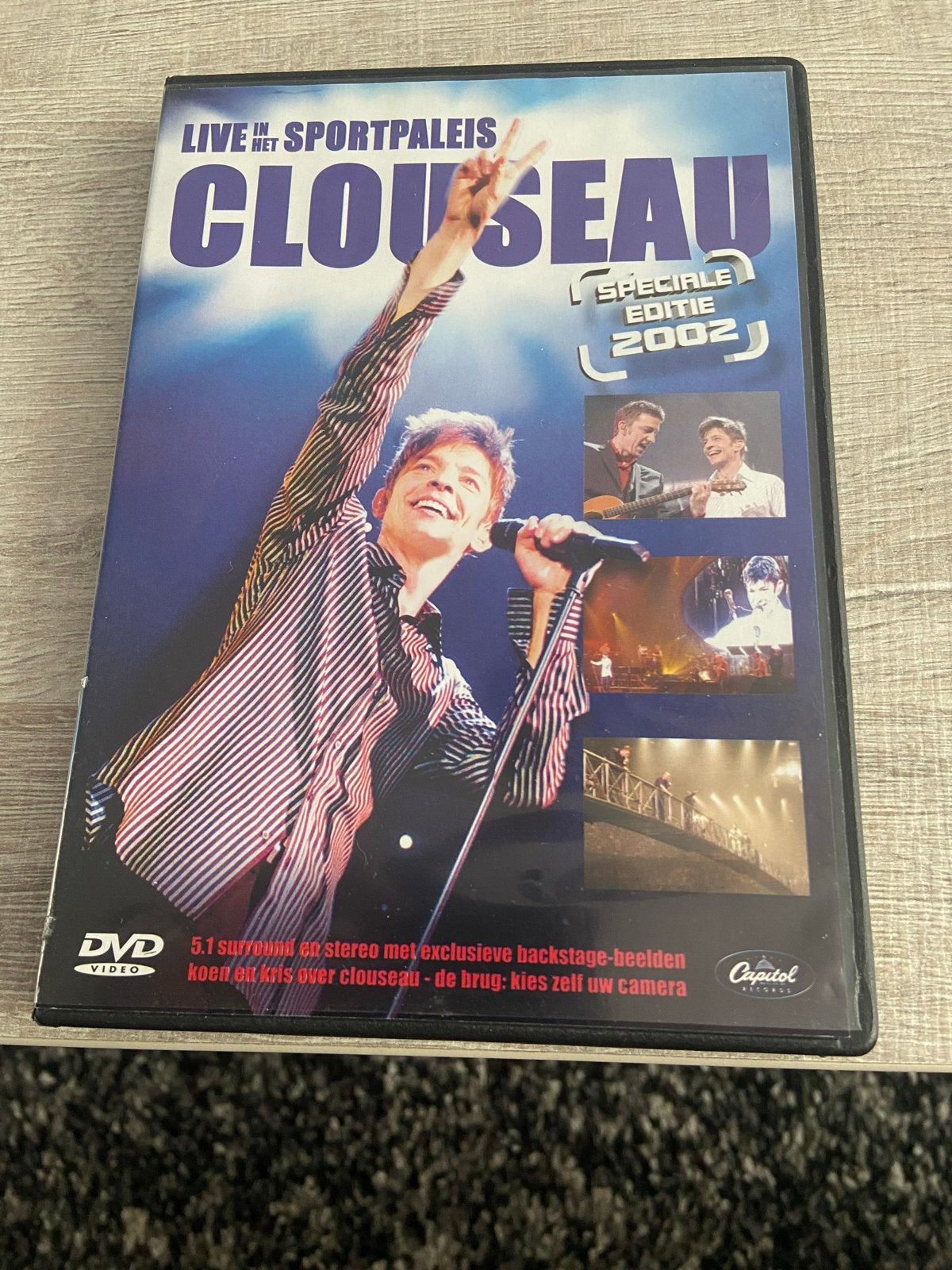 Clouseau Live in het Sportpaleis Speciale Editie 2002 DVD, Alle leeftijden, Ophalen of Verzenden, Zo goed als nieuw, Muziek en Concerten