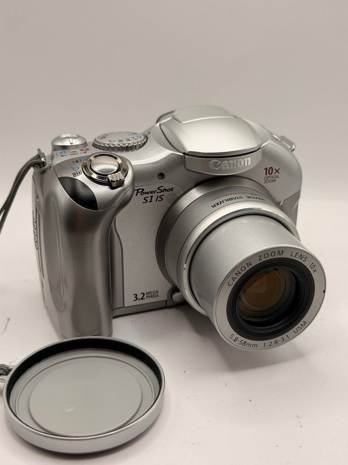 Canon PowerShot S1 IS Digitale Camera - 3.2 MP, 10x Zoom, Gebruikt, Verzenden, Canon, Beeldstabilisatie