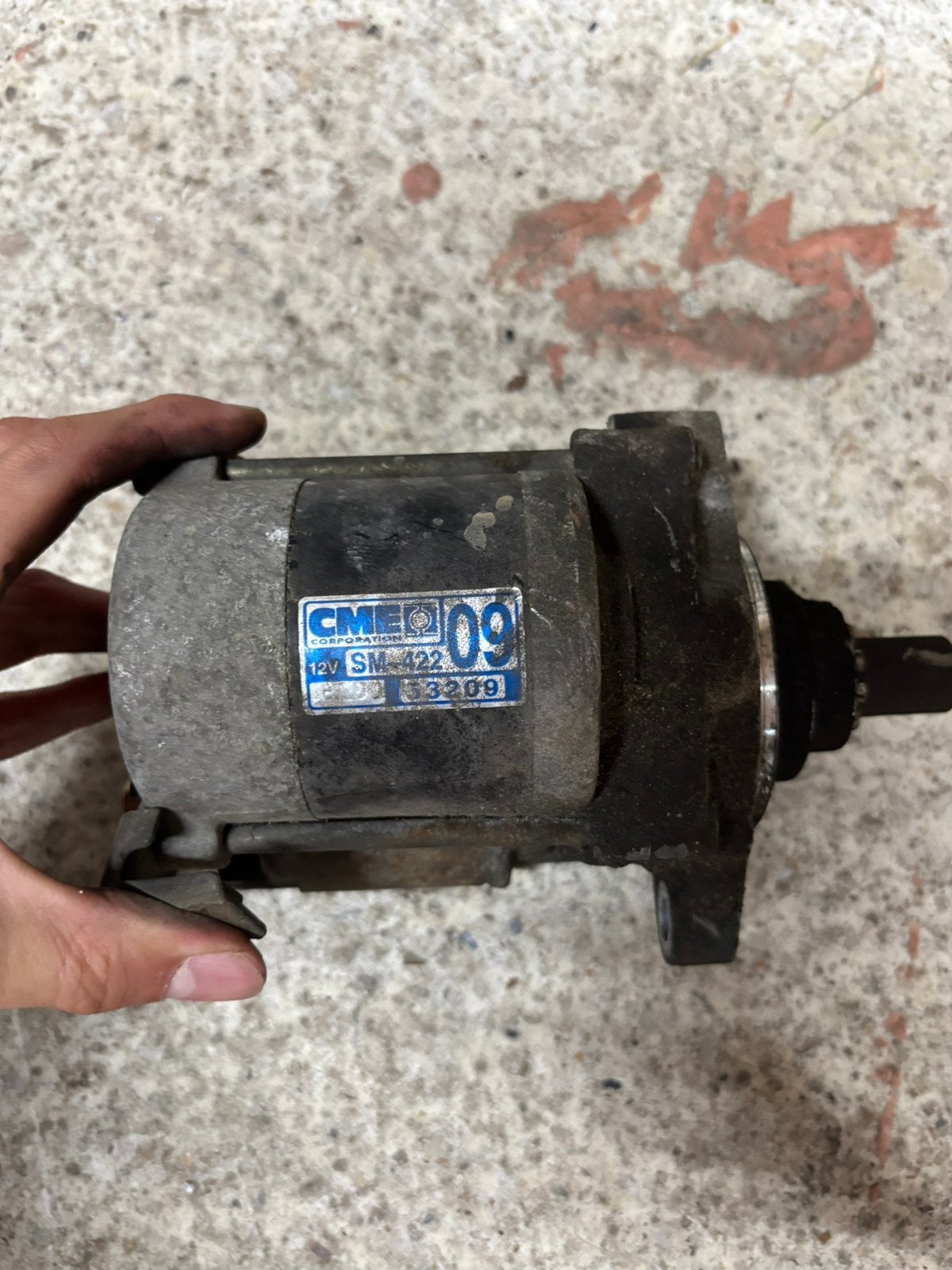 Startmotor Honda D serie, Ophalen, Honda