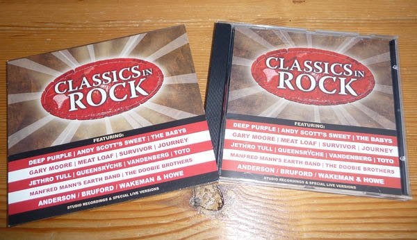 CD VARIOUS ARTISTS - Classics in Rock, Ophalen of Verzenden
