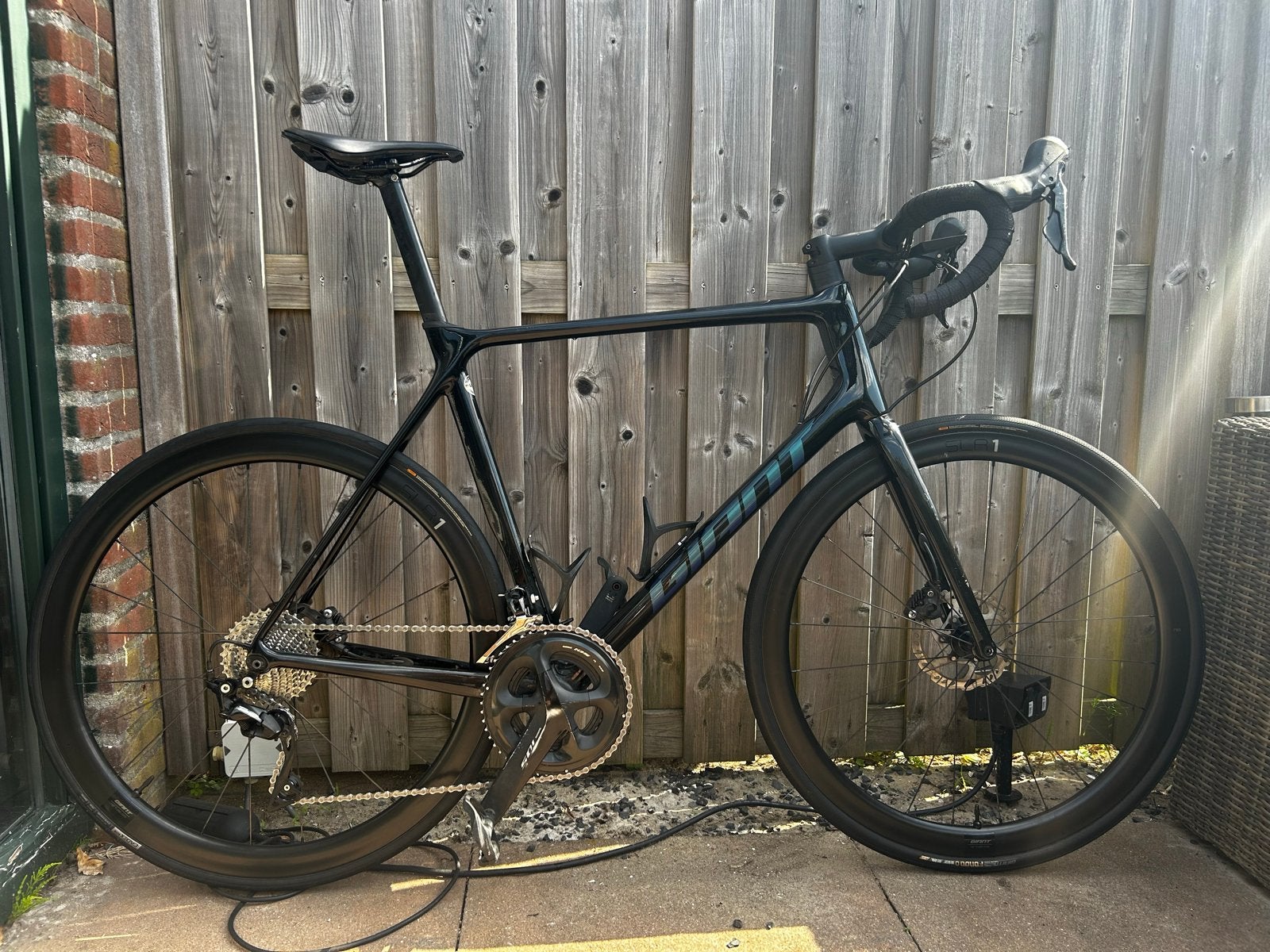 Giant Advanced Pro disc TCR XL met SLR 1 Carbon Wielen, Fietsen en Brommers, Fietsen | Racefietsen, Ophalen, 28 inch, Gebruikt