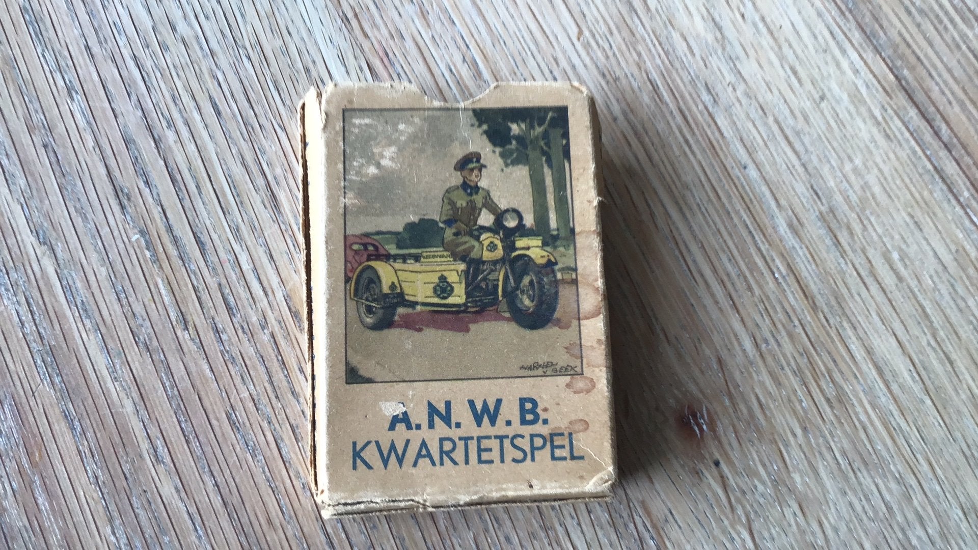 ANWB kwartetspel, jaren 40/50, Ophalen of Verzenden