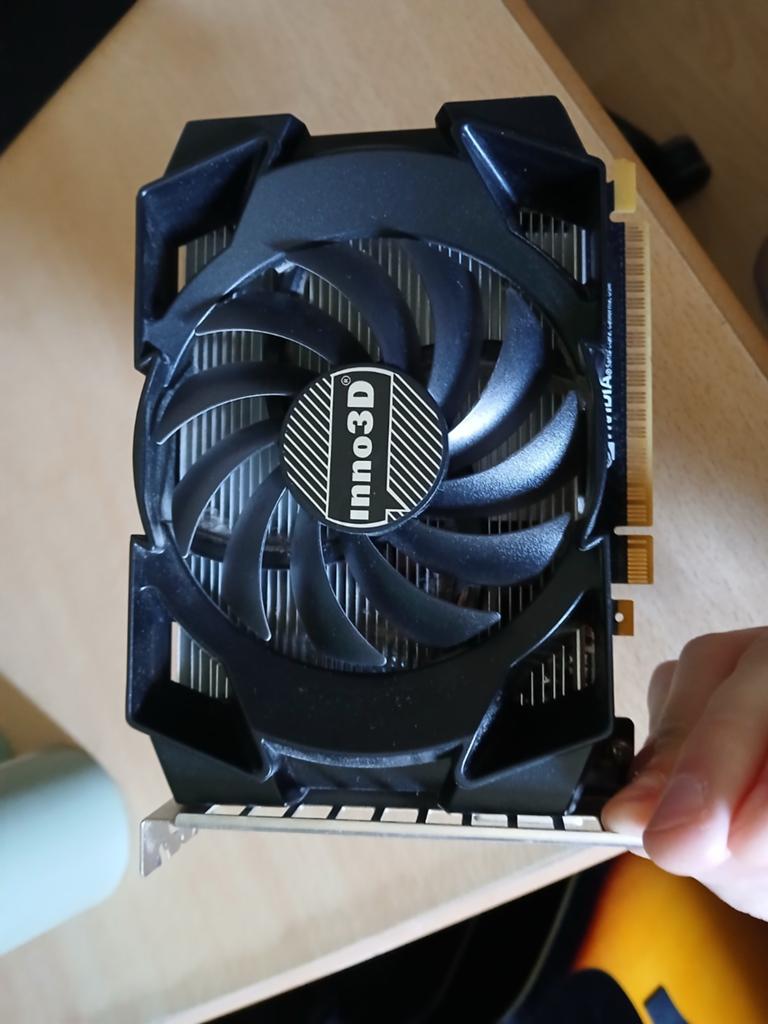Inno3D GTX 1050 Ti 4GB HDMI DisplayPort Videokaart, Ophalen, PCI-Express 3, Gebruikt, HDMI
