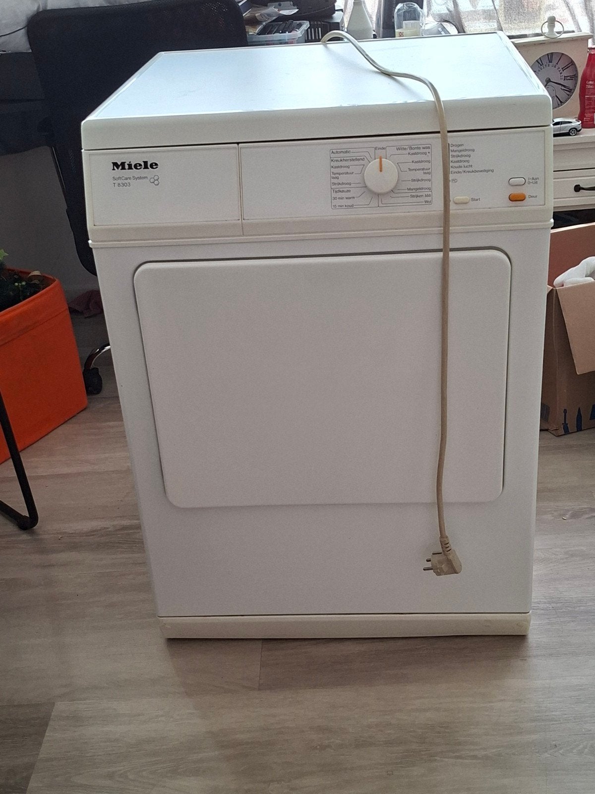 Miele T 8303 SoftCare System Wasdroger, 6 tot 8 kg, Gebruikt, Ophalen of Verzenden, Voorlader